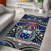 Samoa 685 Area Rug Samoan Coat Of Arms Simple Style - Wonder Print Shop