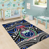 Samoa 685 Area Rug Samoan Coat Of Arms Simple Style - Wonder Print Shop