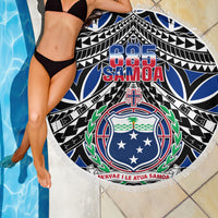 Samoa 685 Beach Blanket Samoan Coat Of Arms Simple Style - Wonder Print Shop