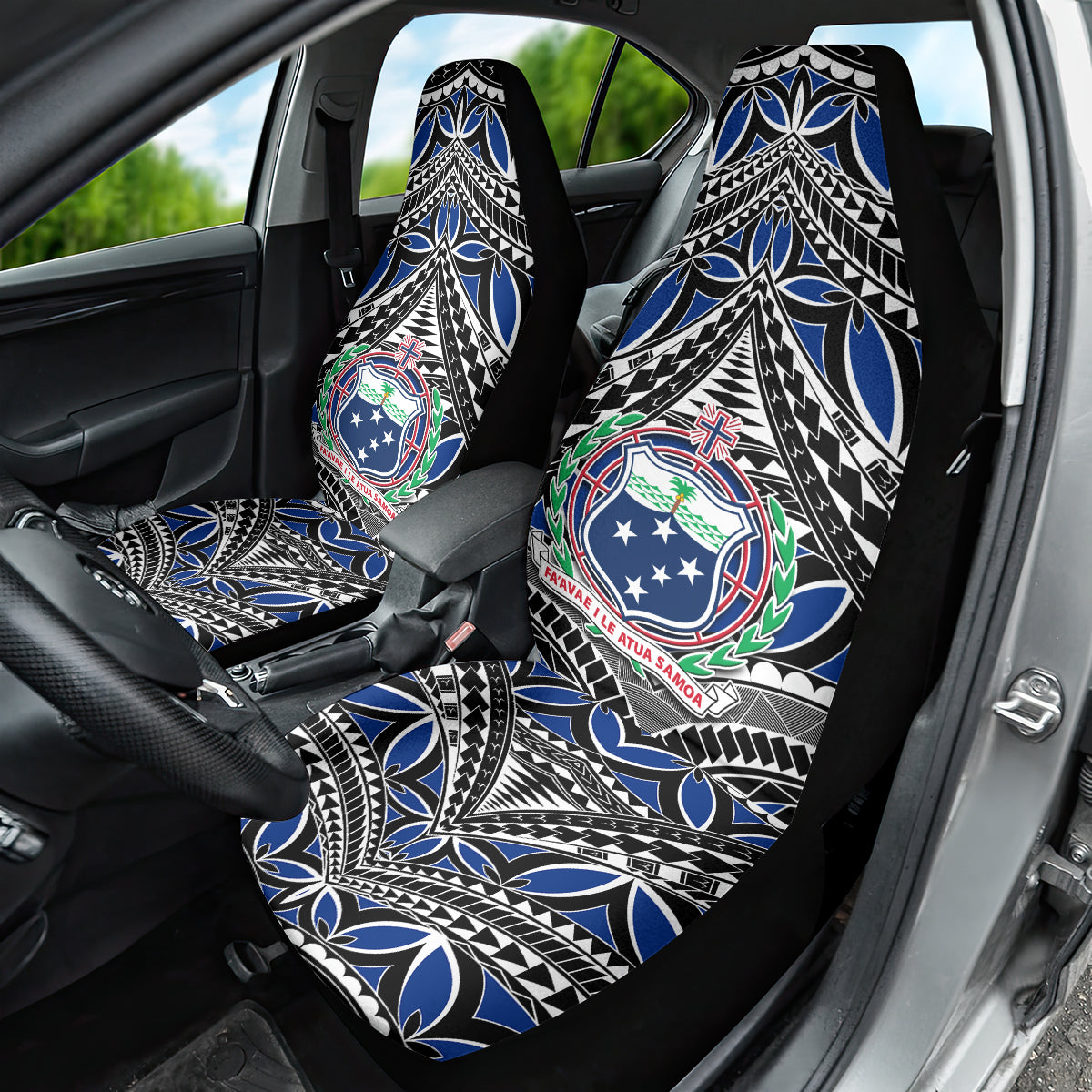 Samoa 685 Car Seat Cover Samoan Coat Of Arms Simple Style - Wonder Print Shop