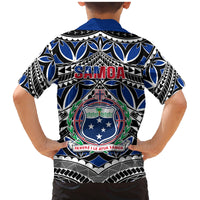 Samoa 685 Family Matching Mermaid Dress and Hawaiian Shirt Samoan Coat Of Arms Simple Style - Wonder Print Shop