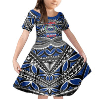 Samoa 685 Family Matching Mermaid Dress and Hawaiian Shirt Samoan Coat Of Arms Simple Style - Wonder Print Shop