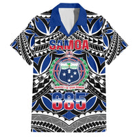 Samoa 685 Family Matching Puletasi Dress and Hawaiian Shirt Samoan Coat Of Arms Simple Style - Wonder Print Shop