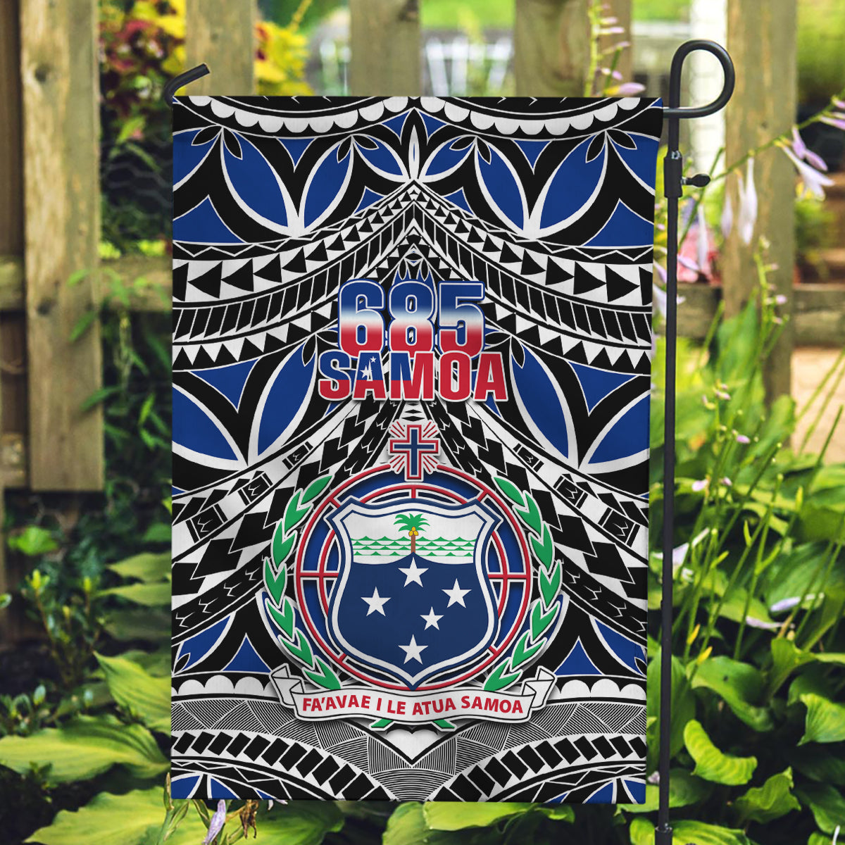 Samoa 685 Garden Flag Samoan Coat Of Arms Simple Style - Wonder Print Shop