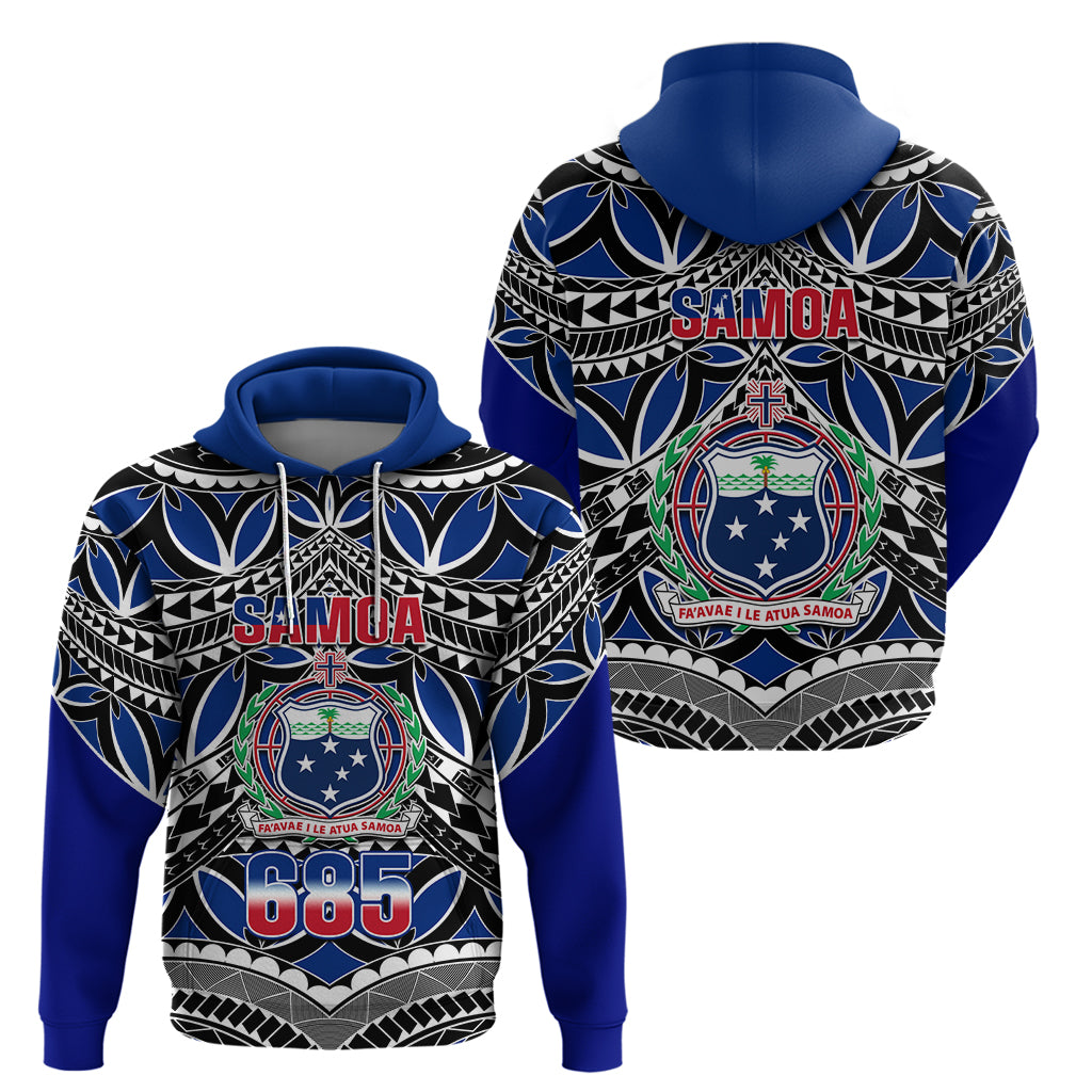 Samoa 685 Hoodie Samoan Coat Of Arms Simple Style - Wonder Print Shop