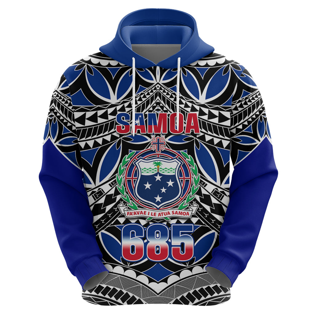 Samoa 685 Hoodie Samoan Coat Of Arms Simple Style - Wonder Print Shop