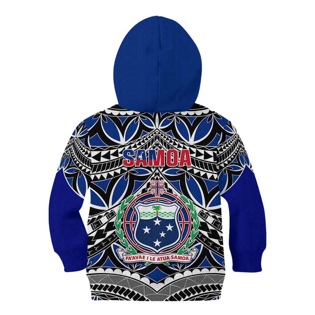 Samoa 685 Kid Hoodie Samoan Coat Of Arms Simple Style - Wonder Print Shop