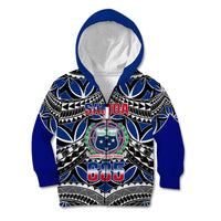 Samoa 685 Kid Hoodie Samoan Coat Of Arms Simple Style - Wonder Print Shop