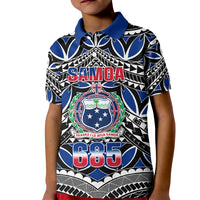 Samoa 685 Kid Polo Shirt Samoan Coat Of Arms Simple Style - Wonder Print Shop