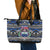 Samoa 685 Leather Tote Bag Samoan Coat Of Arms Simple Style - Wonder Print Shop