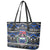 Samoa 685 Leather Tote Bag Samoan Coat Of Arms Simple Style - Wonder Print Shop
