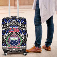 Samoa 685 Luggage Cover Samoan Coat Of Arms Simple Style - Wonder Print Shop