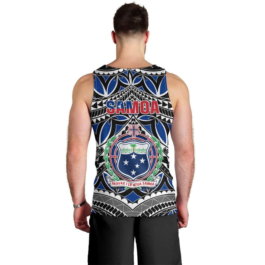 Samoa 685 Men Tank Top Samoan Coat Of Arms Simple Style - Wonder Print Shop