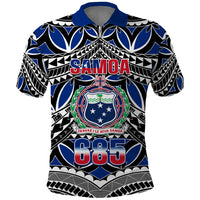 Samoa 685 Polo Shirt Samoan Coat Of Arms Simple Style - Wonder Print Shop