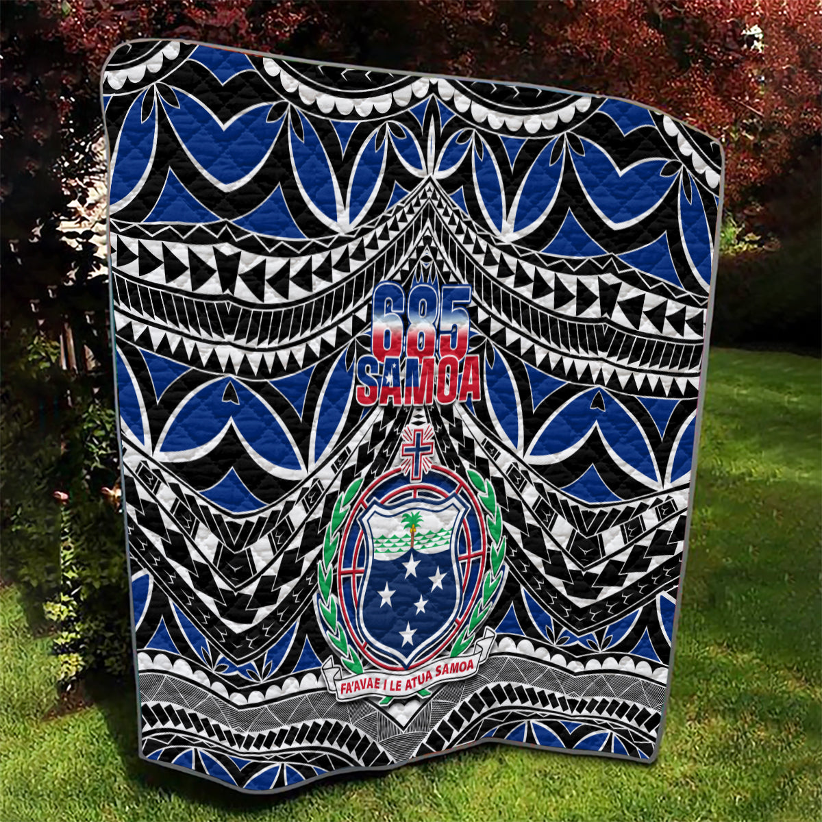Samoa 685 Quilt Samoan Coat Of Arms Simple Style - Wonder Print Shop