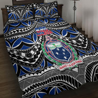 Samoa 685 Quilt Bed Set Samoan Coat Of Arms Simple Style - Wonder Print Shop