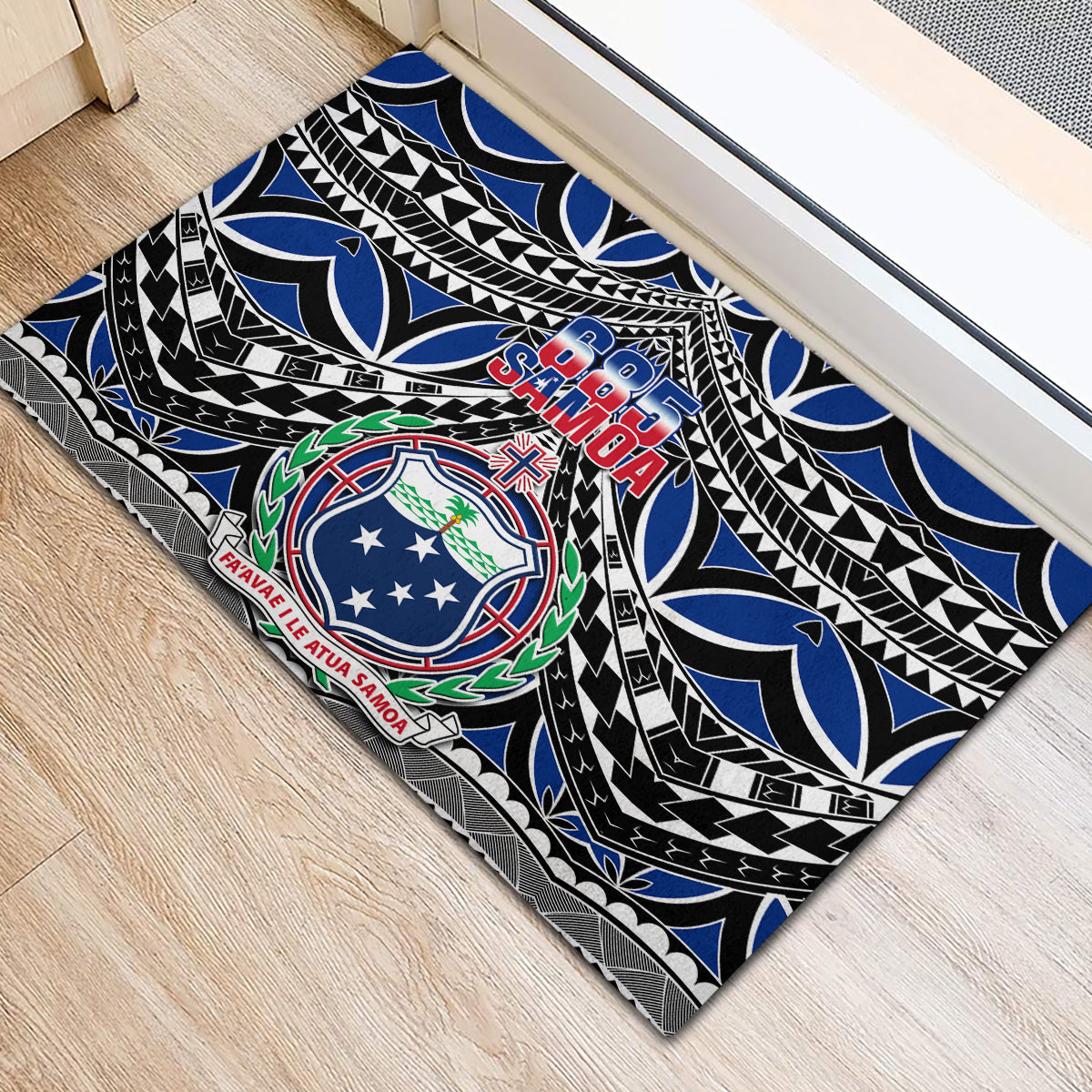 Samoa 685 Rubber Doormat Samoan Coat Of Arms Simple Style - Wonder Print Shop
