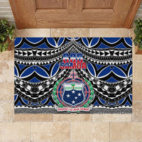 Samoa 685 Rubber Doormat Samoan Coat Of Arms Simple Style - Wonder Print Shop