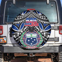 Samoa 685 Spare Tire Cover Samoan Coat Of Arms Simple Style - Wonder Print Shop