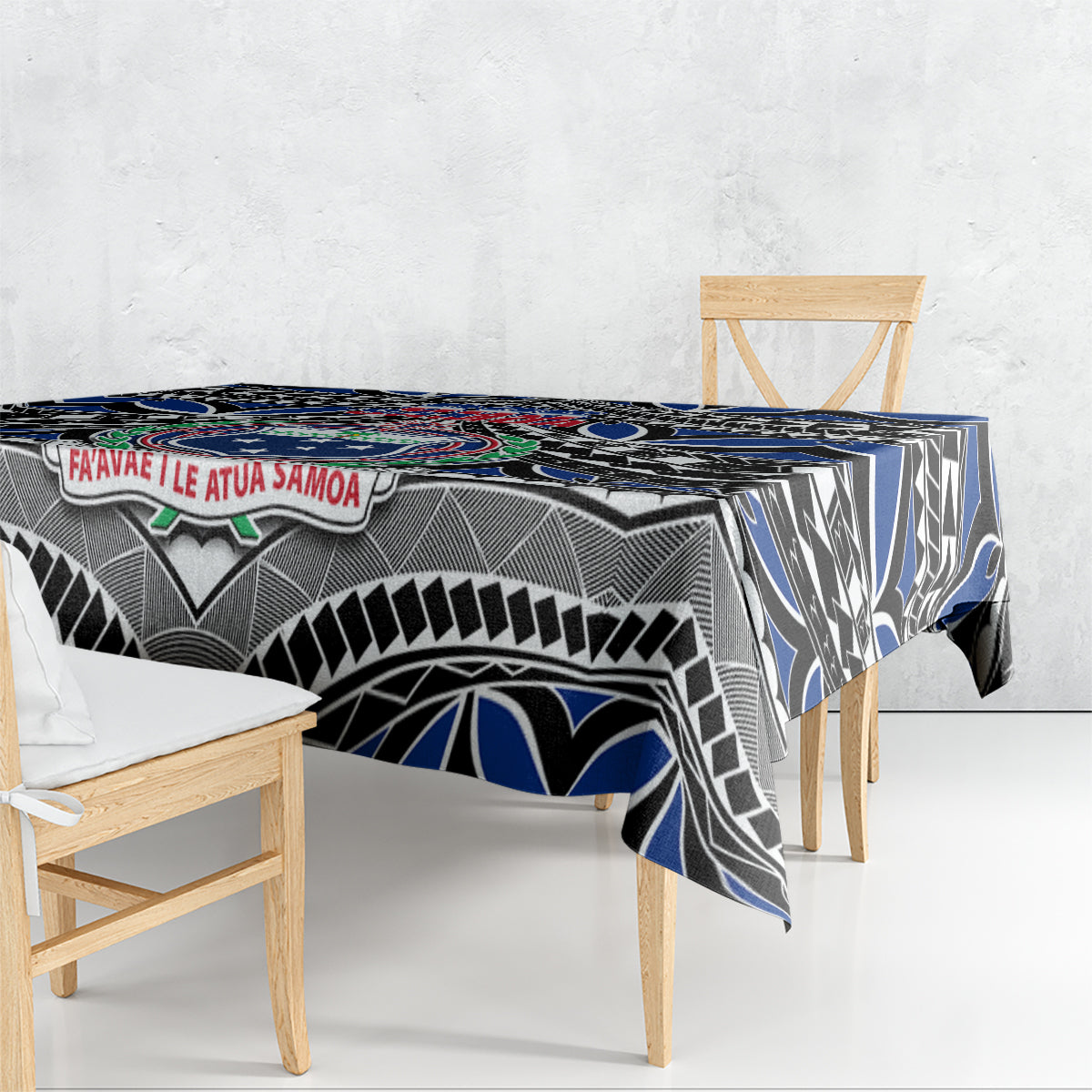 Samoa 685 Tablecloth Samoan Coat Of Arms Simple Style - Wonder Print Shop