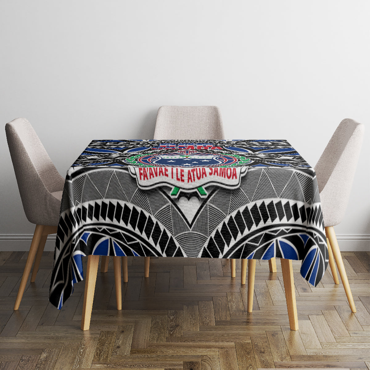 Samoa 685 Tablecloth Samoan Coat Of Arms Simple Style - Wonder Print Shop