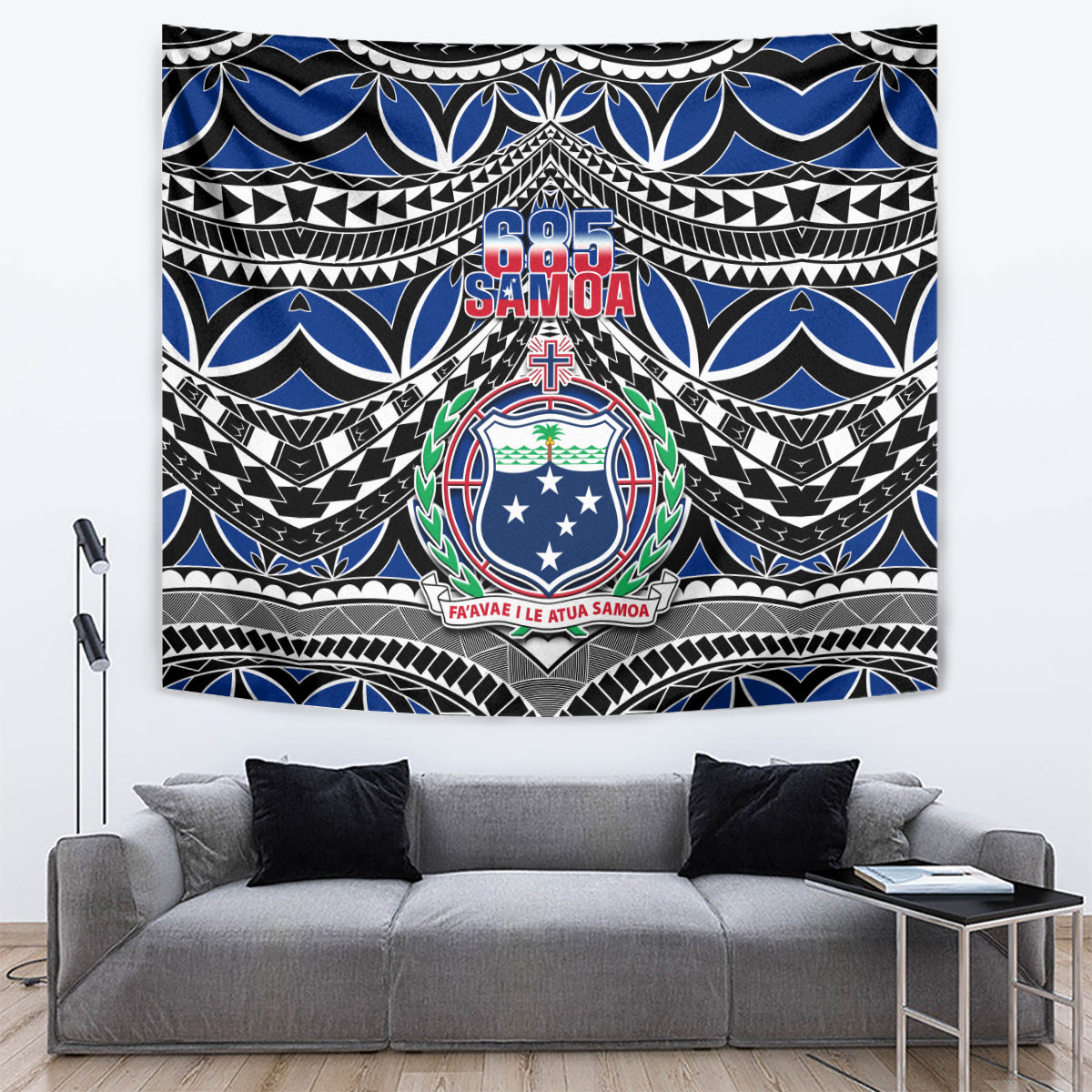 Samoa 685 Tapestry Samoan Coat Of Arms Simple Style - Wonder Print Shop