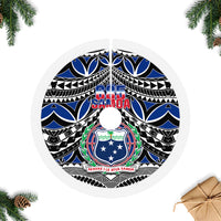 Samoa 685 Tree Skirt Samoan Coat Of Arms Simple Style - Wonder Print Shop