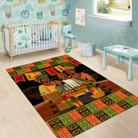 Happy Kwanzaa Area Rug African-American Culture Celebration - Wonder Print Shop