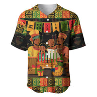 Happy Kwanzaa Baseball Jersey African-American Culture Celebration - Wonder Print Shop