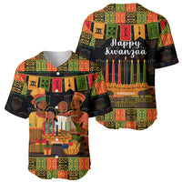 Happy Kwanzaa Baseball Jersey African-American Culture Celebration - Wonder Print Shop
