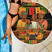 Happy Kwanzaa Beach Blanket African-American Culture Celebration - Wonder Print Shop