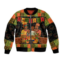 Happy Kwanzaa Bomber Jacket African-American Culture Celebration - Wonder Print Shop