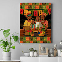 Happy Kwanzaa Canvas Wall Art African-American Culture Celebration - Wonder Print Shop