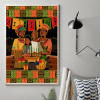 Happy Kwanzaa Canvas Wall Art African-American Culture Celebration - Wonder Print Shop