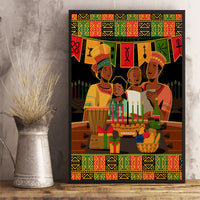 Happy Kwanzaa Canvas Wall Art African-American Culture Celebration - Wonder Print Shop