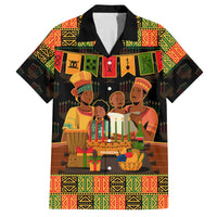 Happy Kwanzaa Family Matching Long Sleeve Bodycon Dress and Hawaiian Shirt African-American Culture Celebration - Wonder Print Shop