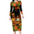 Happy Kwanzaa Family Matching Long Sleeve Bodycon Dress and Hawaiian Shirt African-American Culture Celebration - Wonder Print Shop
