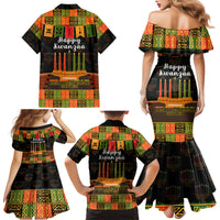 Happy Kwanzaa Family Matching Mermaid Dress and Hawaiian Shirt African-American Culture Celebration - Wonder Print Shop