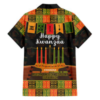 Happy Kwanzaa Family Matching Off Shoulder Long Sleeve Dress and Hawaiian Shirt African-American Culture Celebration - Wonder Print Shop