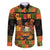 Happy Kwanzaa Family Matching Off Shoulder Long Sleeve Dress and Hawaiian Shirt African-American Culture Celebration - Wonder Print Shop