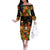 Happy Kwanzaa Family Matching Off Shoulder Long Sleeve Dress and Hawaiian Shirt African-American Culture Celebration - Wonder Print Shop