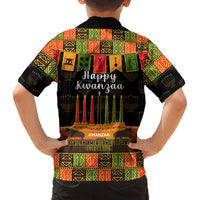 Happy Kwanzaa Family Matching Puletasi Dress and Hawaiian Shirt African-American Culture Celebration - Wonder Print Shop