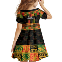 Happy Kwanzaa Family Matching Puletasi Dress and Hawaiian Shirt African-American Culture Celebration - Wonder Print Shop