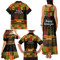 Happy Kwanzaa Family Matching Tank Maxi Dress and Hawaiian Shirt African-American Culture Celebration - Wonder Print Shop