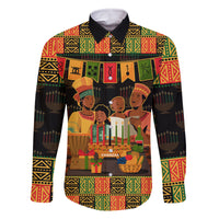 Happy Kwanzaa Family Matching Tank Maxi Dress and Hawaiian Shirt African-American Culture Celebration - Wonder Print Shop