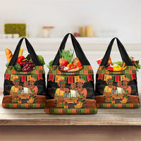 Happy Kwanzza Grocery Bag African-American Culture Celebration