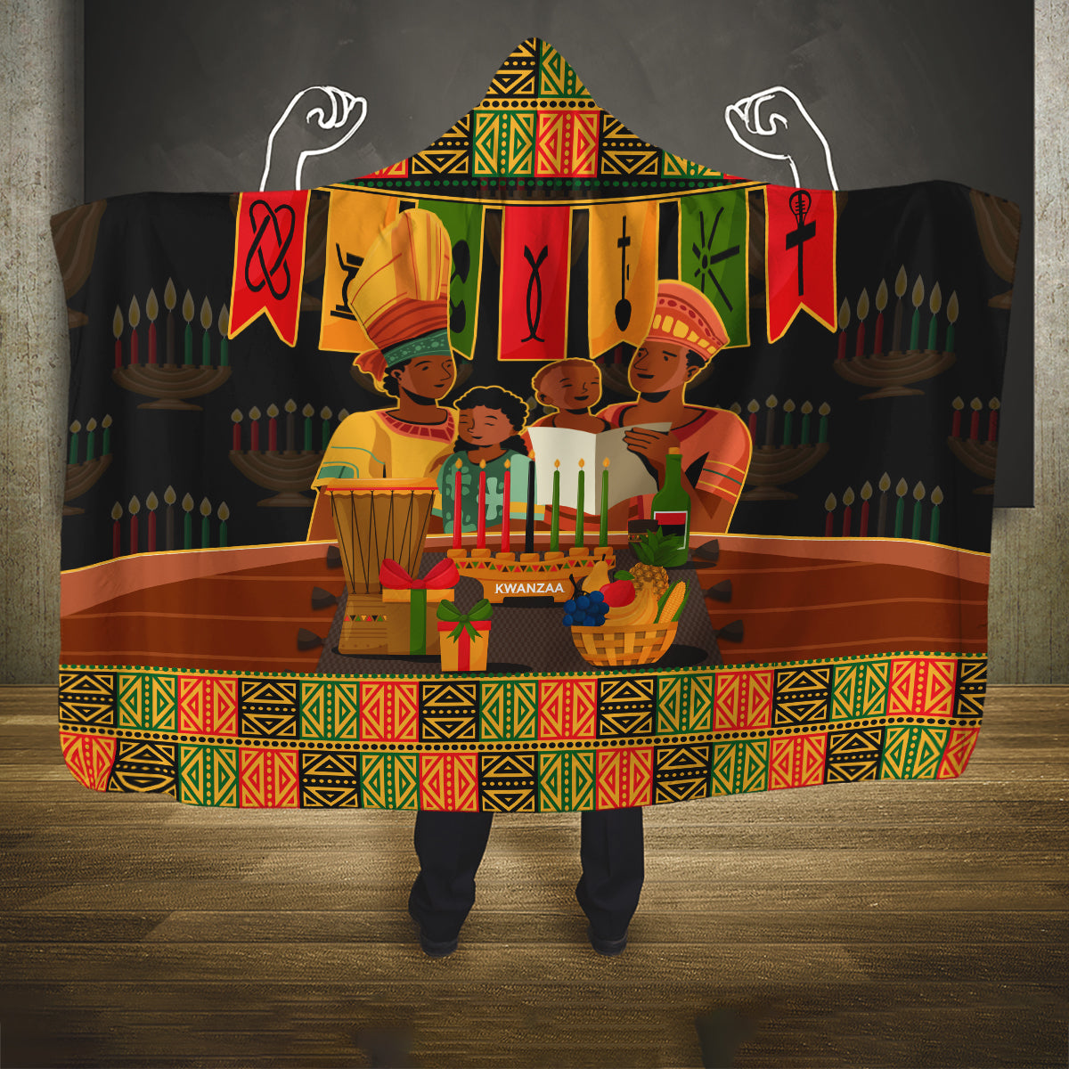 happy-kwanzza-hooded-blanket-african-american-culture-celebration
