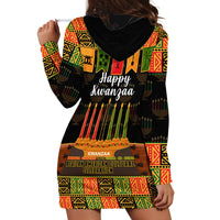 Happy Kwanzaa Hoodie Dress African-American Culture Celebration - Wonder Print Shop
