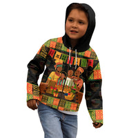 Happy Kwanzaa Kid Hoodie African-American Culture Celebration - Wonder Print Shop