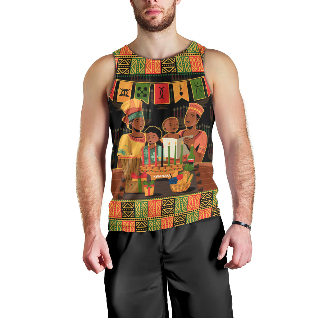 Happy Kwanzaa Men Tank Top African-American Culture Celebration - Wonder Print Shop